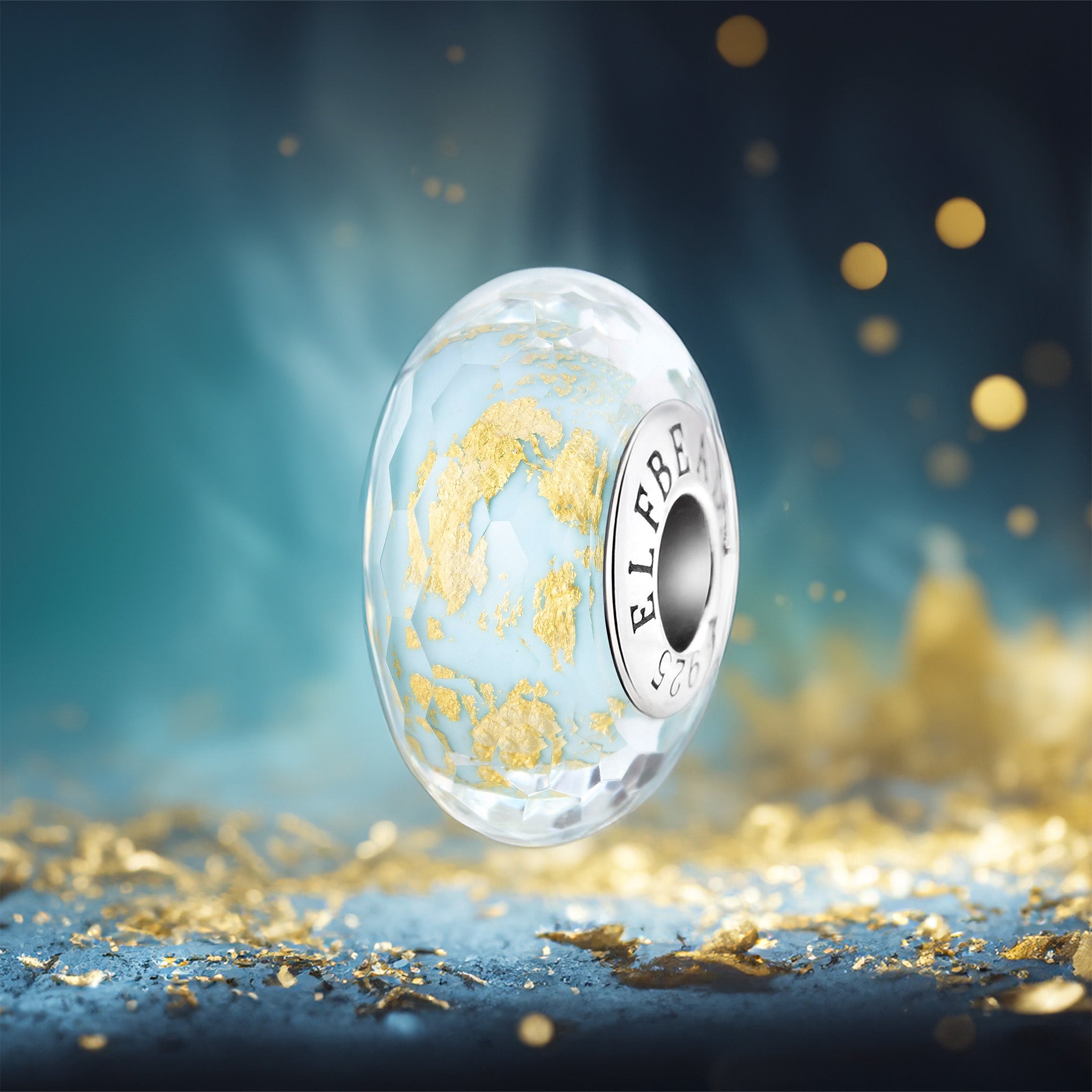 Blue Glaze Spark Fractal