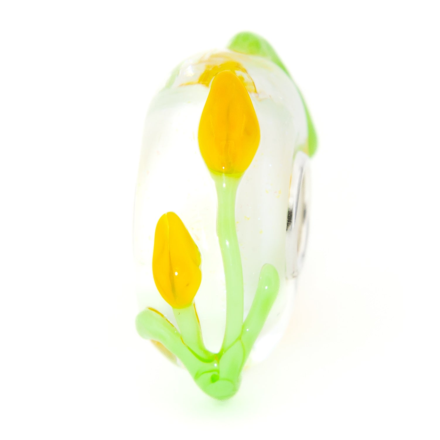 Yellow Tulips Snow Sparkle