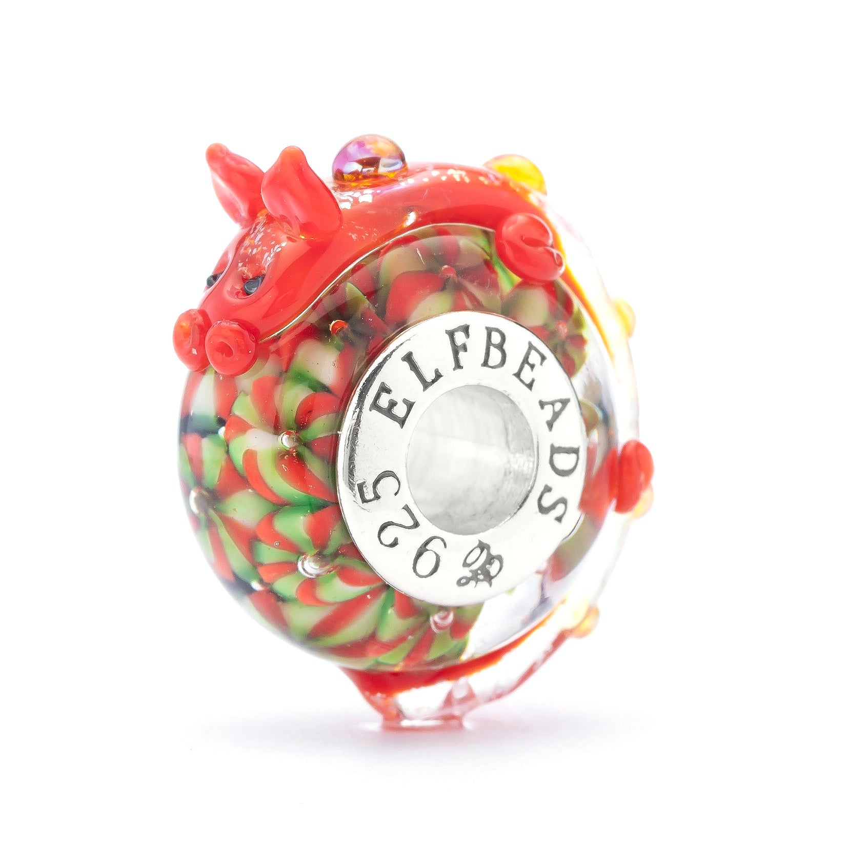 Candycane Flame Dragon