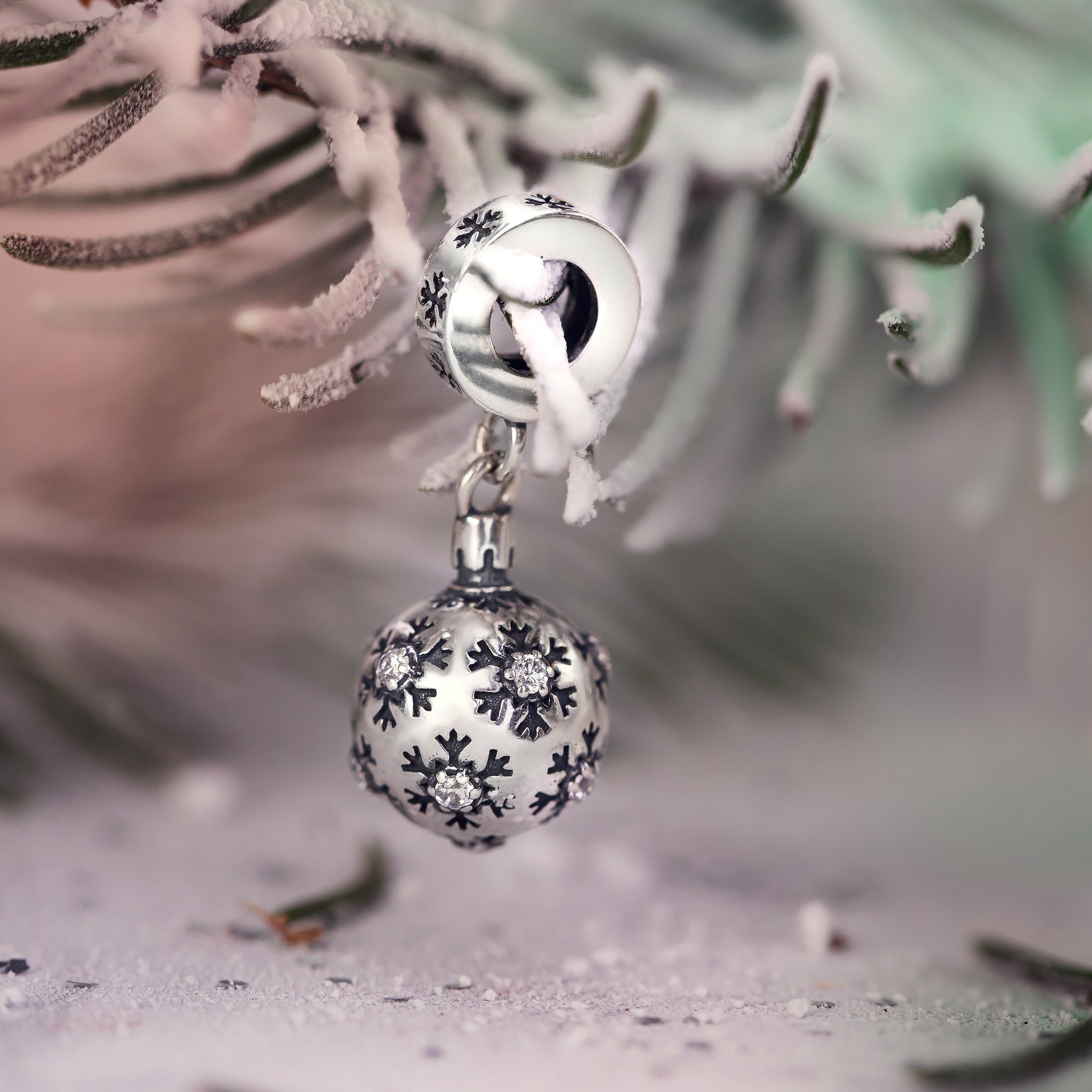 Christmas Snowflake Dangle