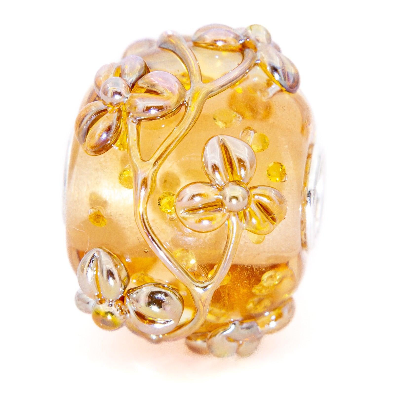 Amber World Flowertwig - Elfbeads US