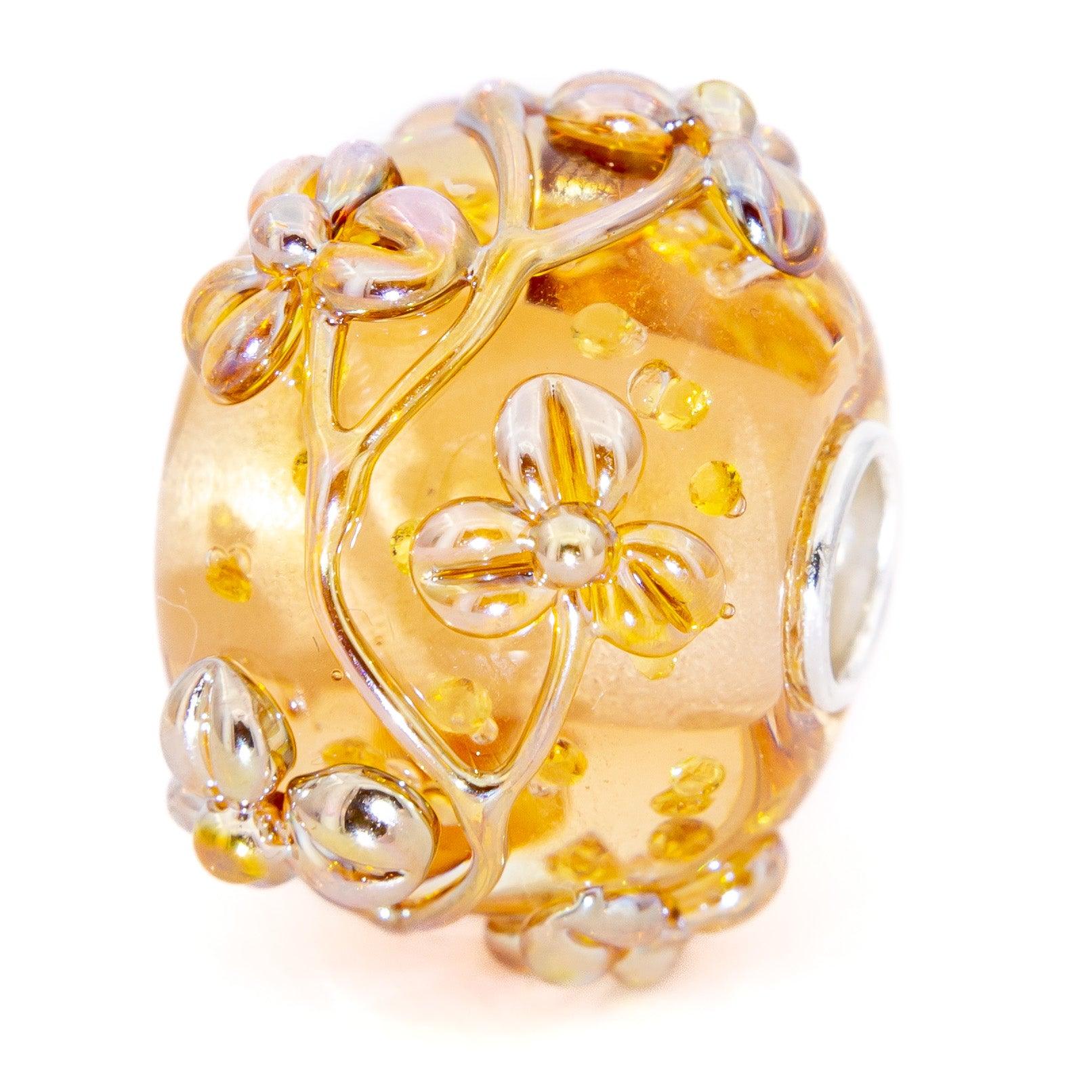 Amber World Flowertwig - Elfbeads US