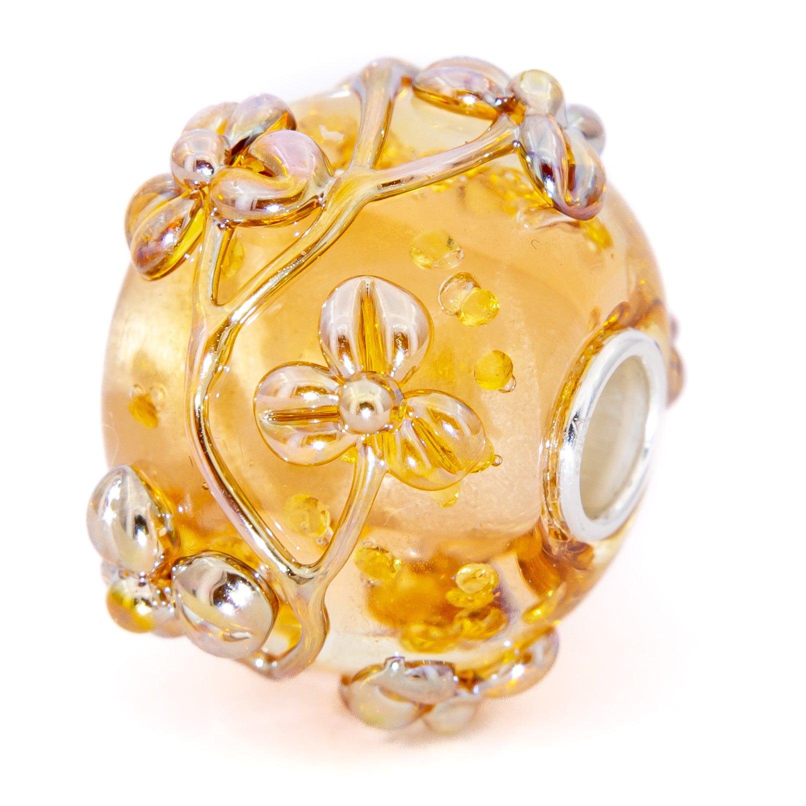 Amber World Flowertwig - Elfbeads US