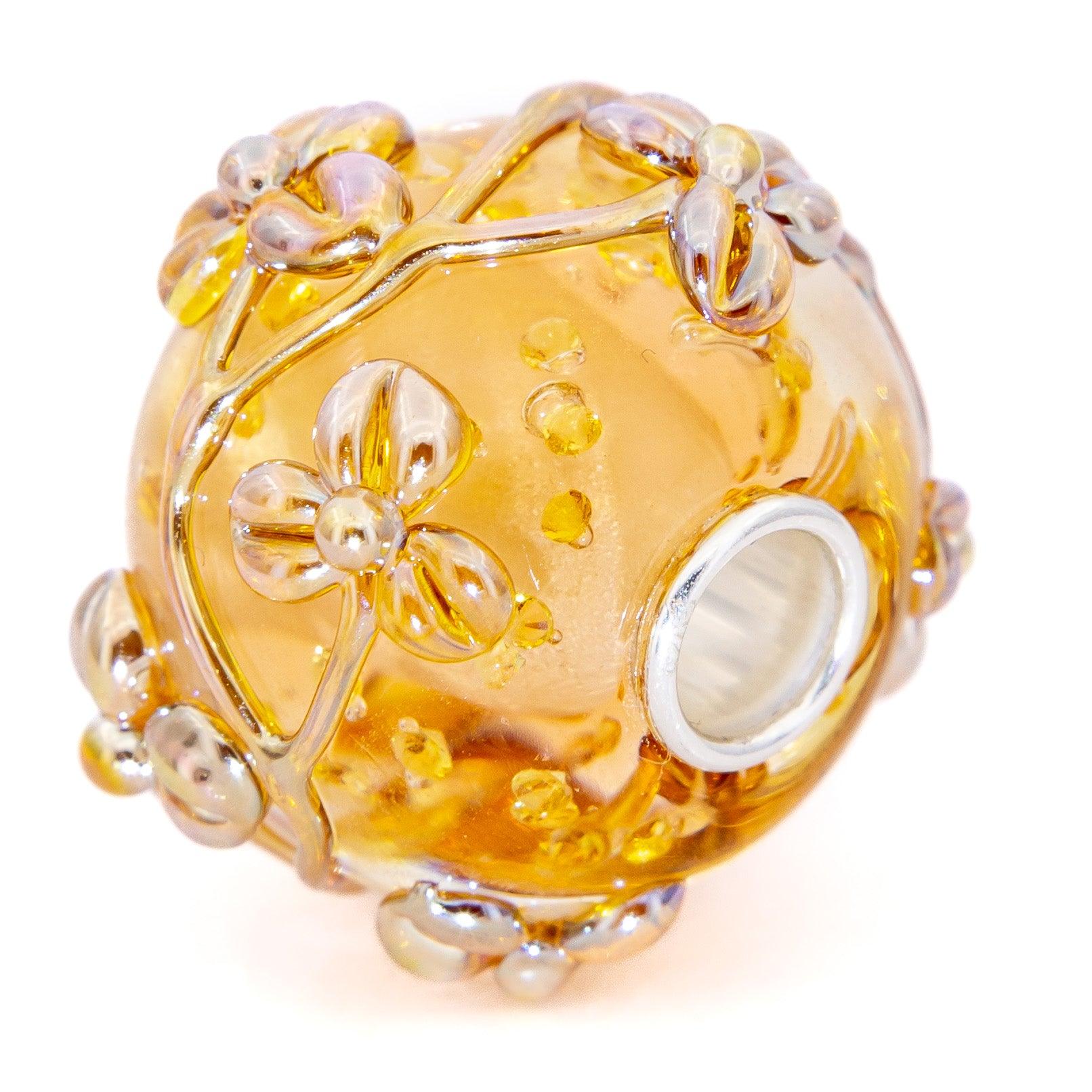 Amber World Flowertwig - Elfbeads US