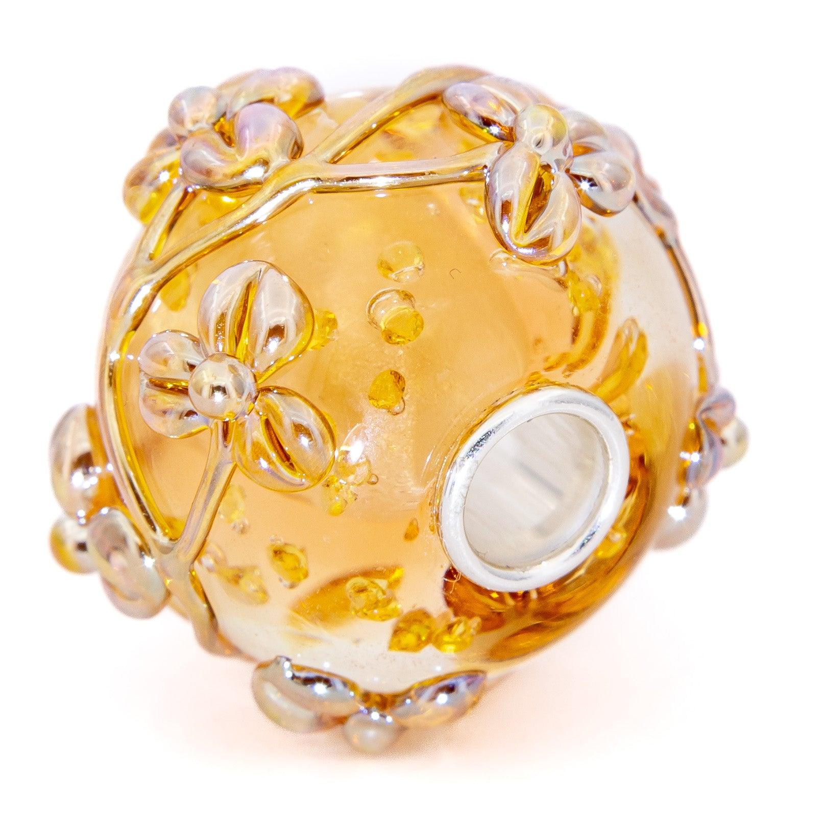 Amber World Flowertwig - Elfbeads US