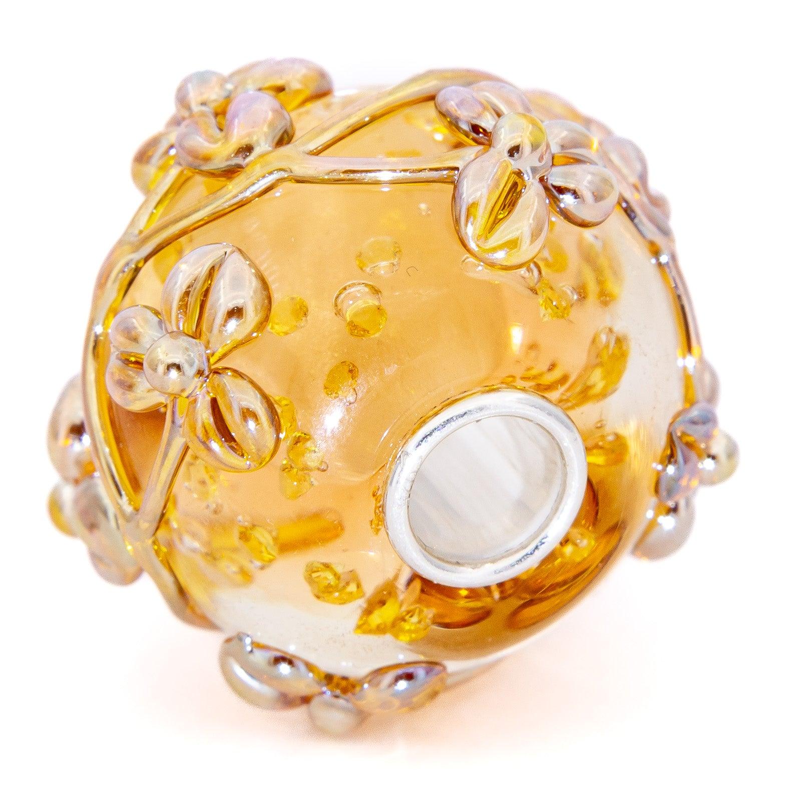 Amber World Flowertwig - Elfbeads US