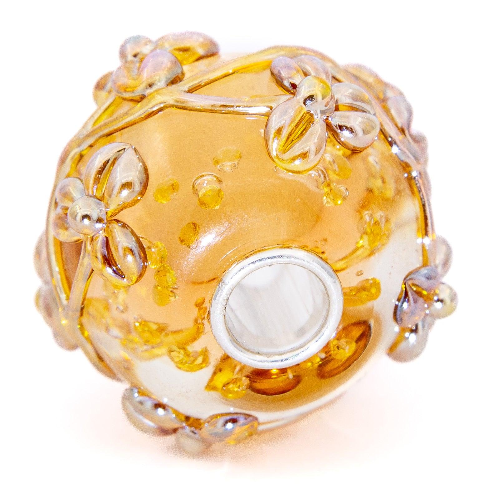 Amber World Flowertwig - Elfbeads US