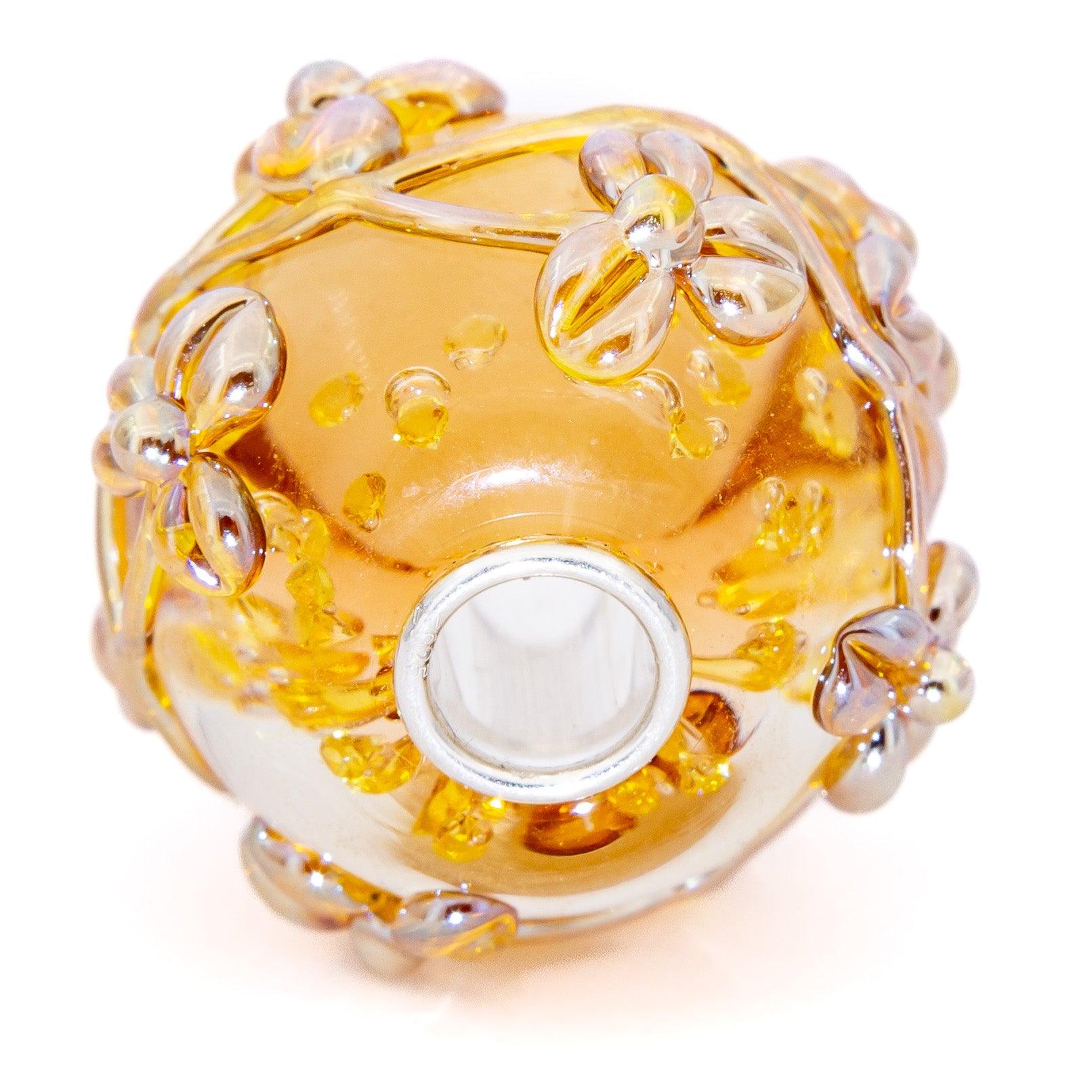 Amber World Flowertwig - Elfbeads US