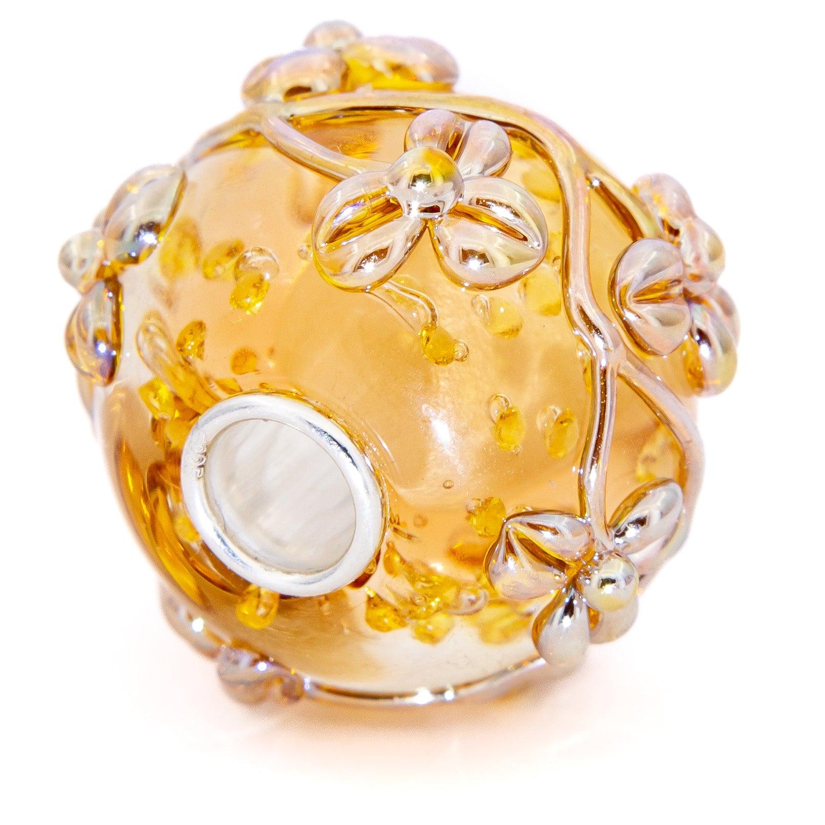 Amber World Flowertwig - Elfbeads US