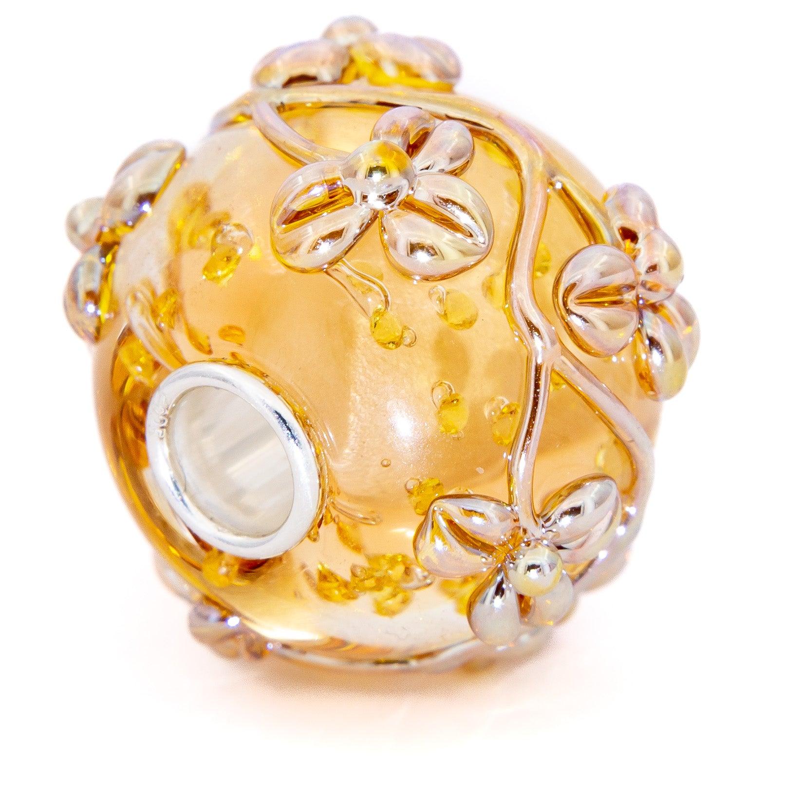 Amber World Flowertwig - Elfbeads US