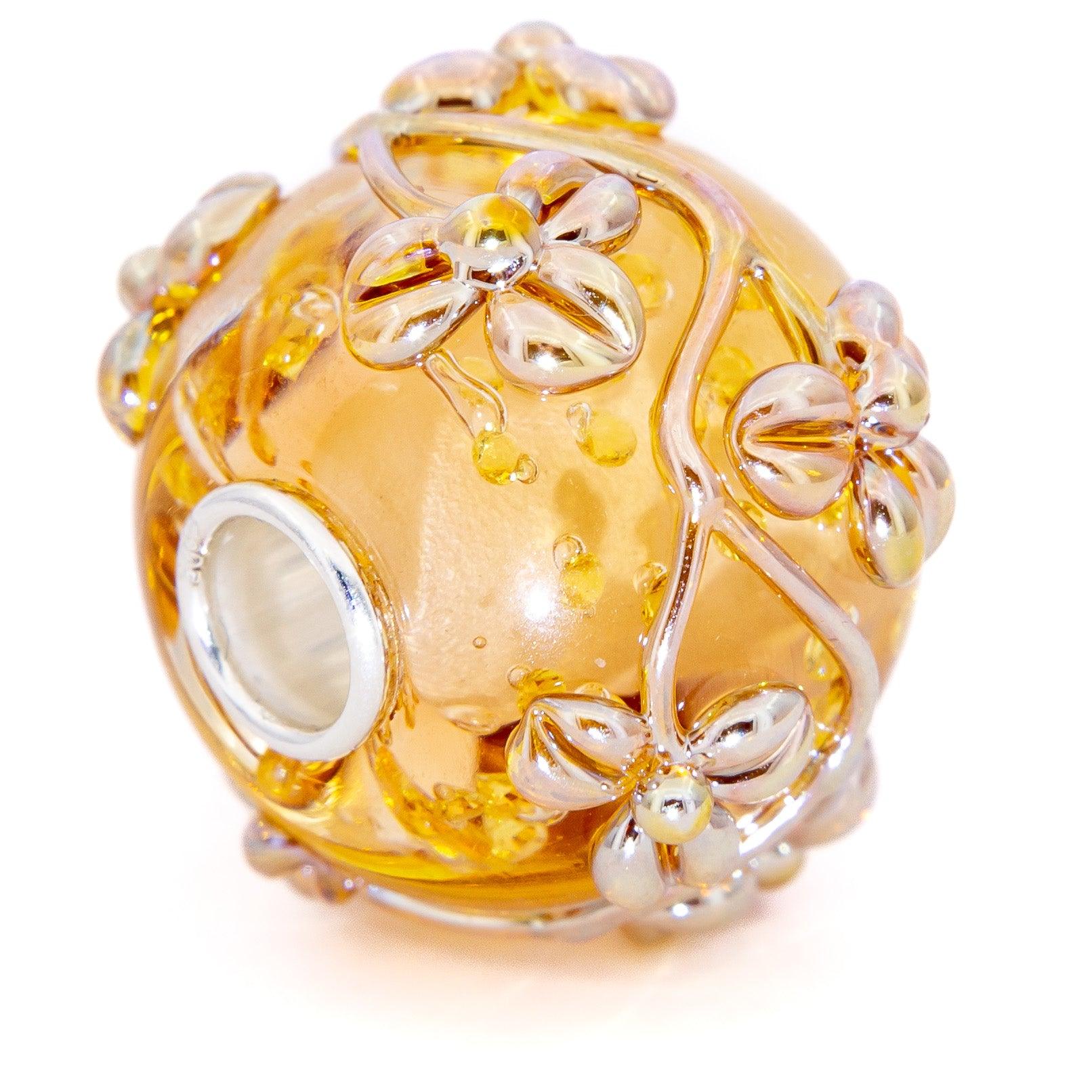 Amber World Flowertwig - Elfbeads US