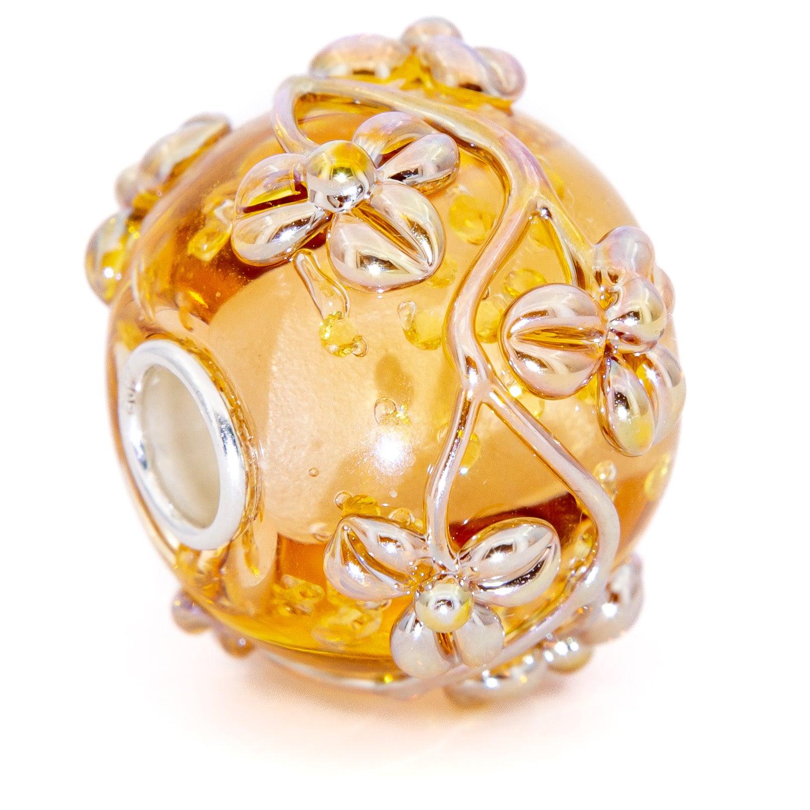 Amber World Flowertwig - Elfbeads US