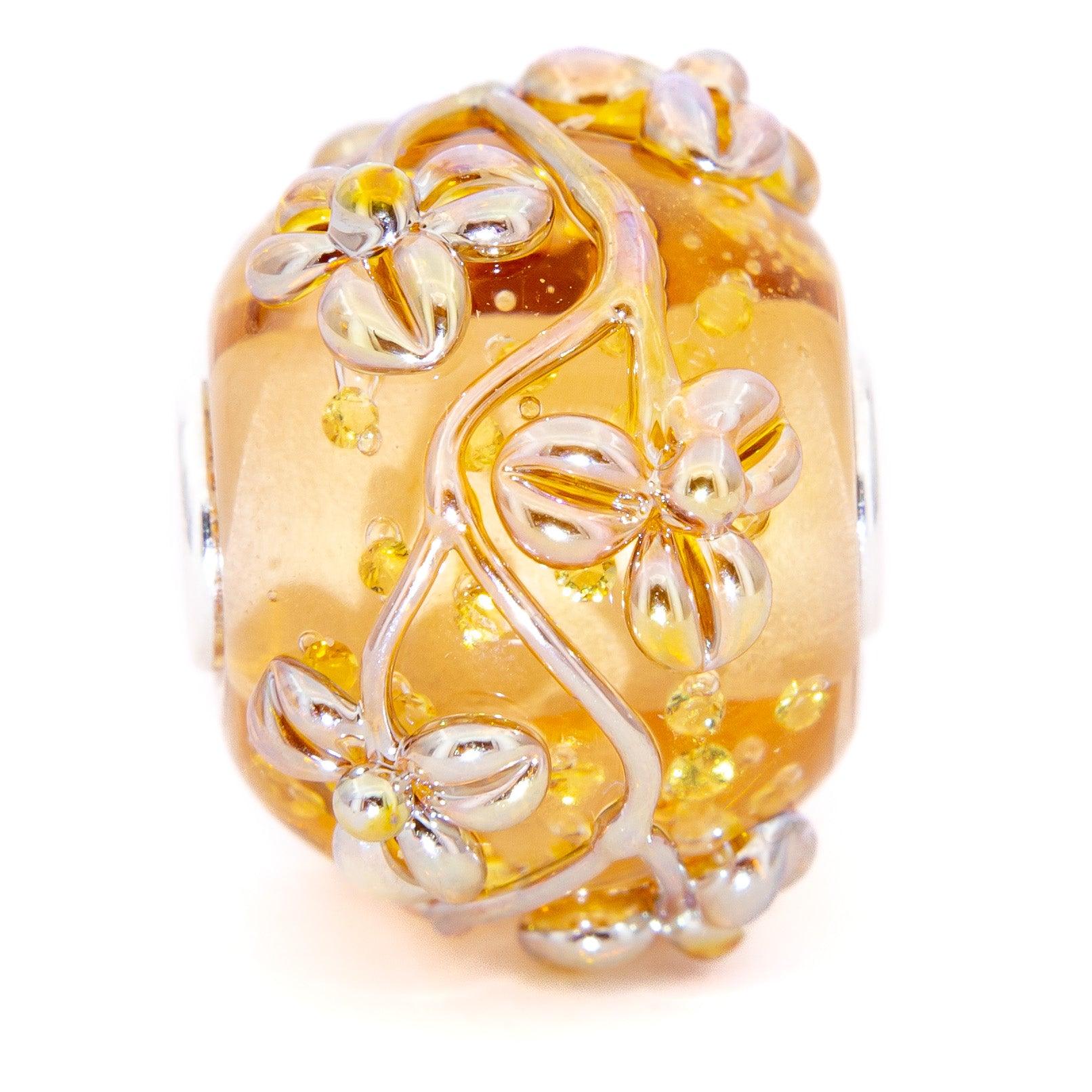 Amber World Flowertwig - Elfbeads US