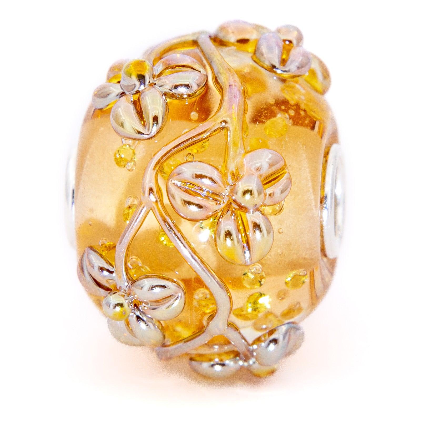 Amber World Flowertwig - Elfbeads US