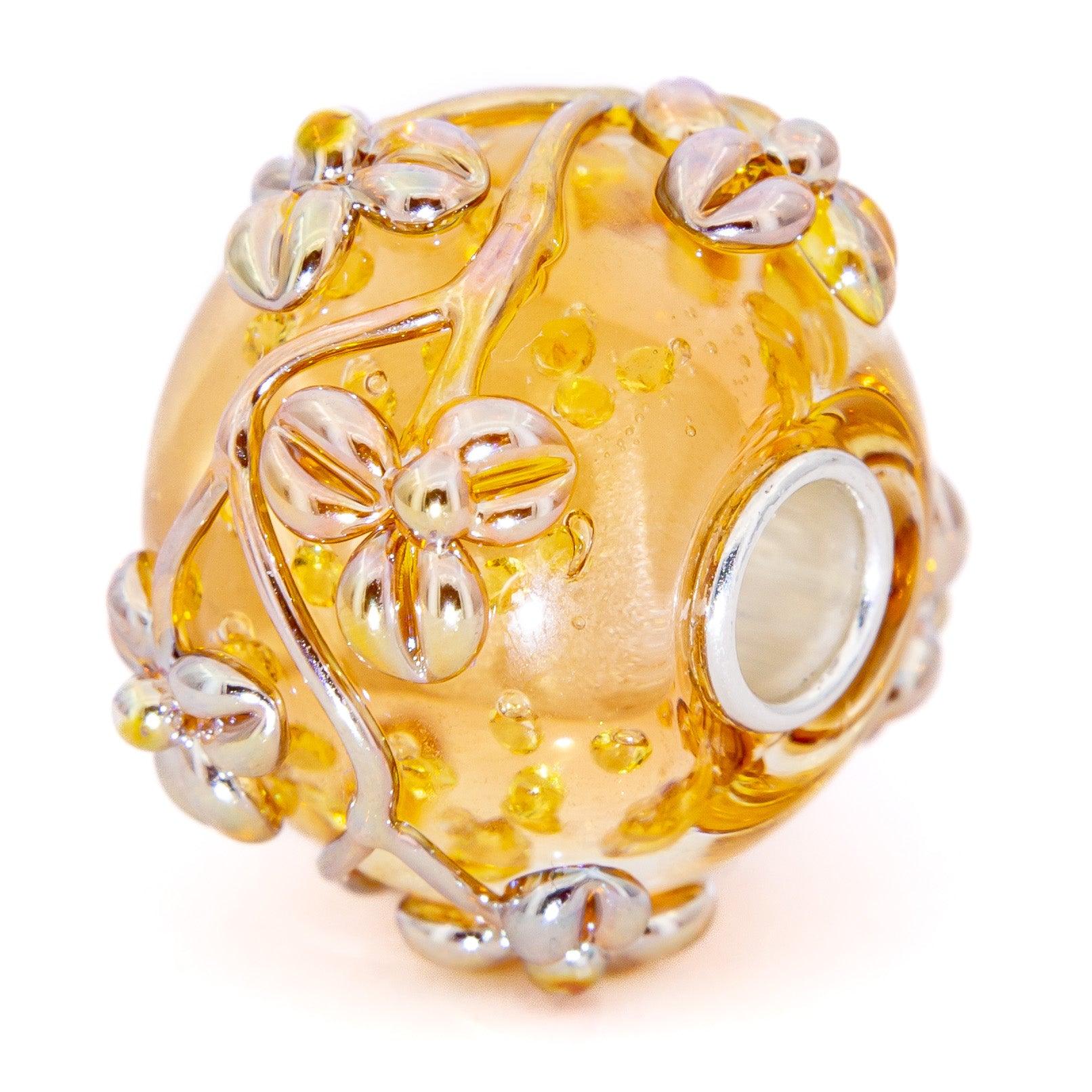 Amber World Flowertwig - Elfbeads US