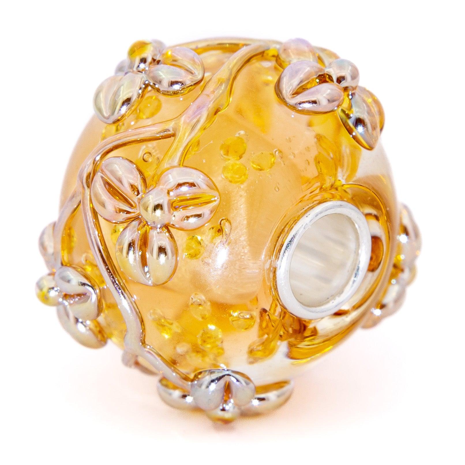 Amber World Flowertwig - Elfbeads US