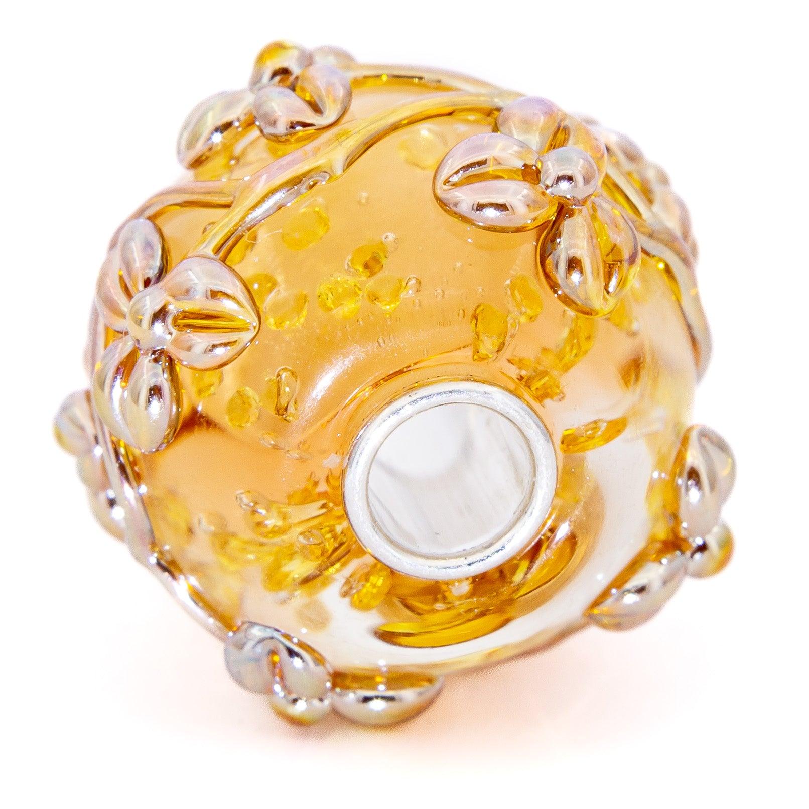 Amber World Flowertwig - Elfbeads US