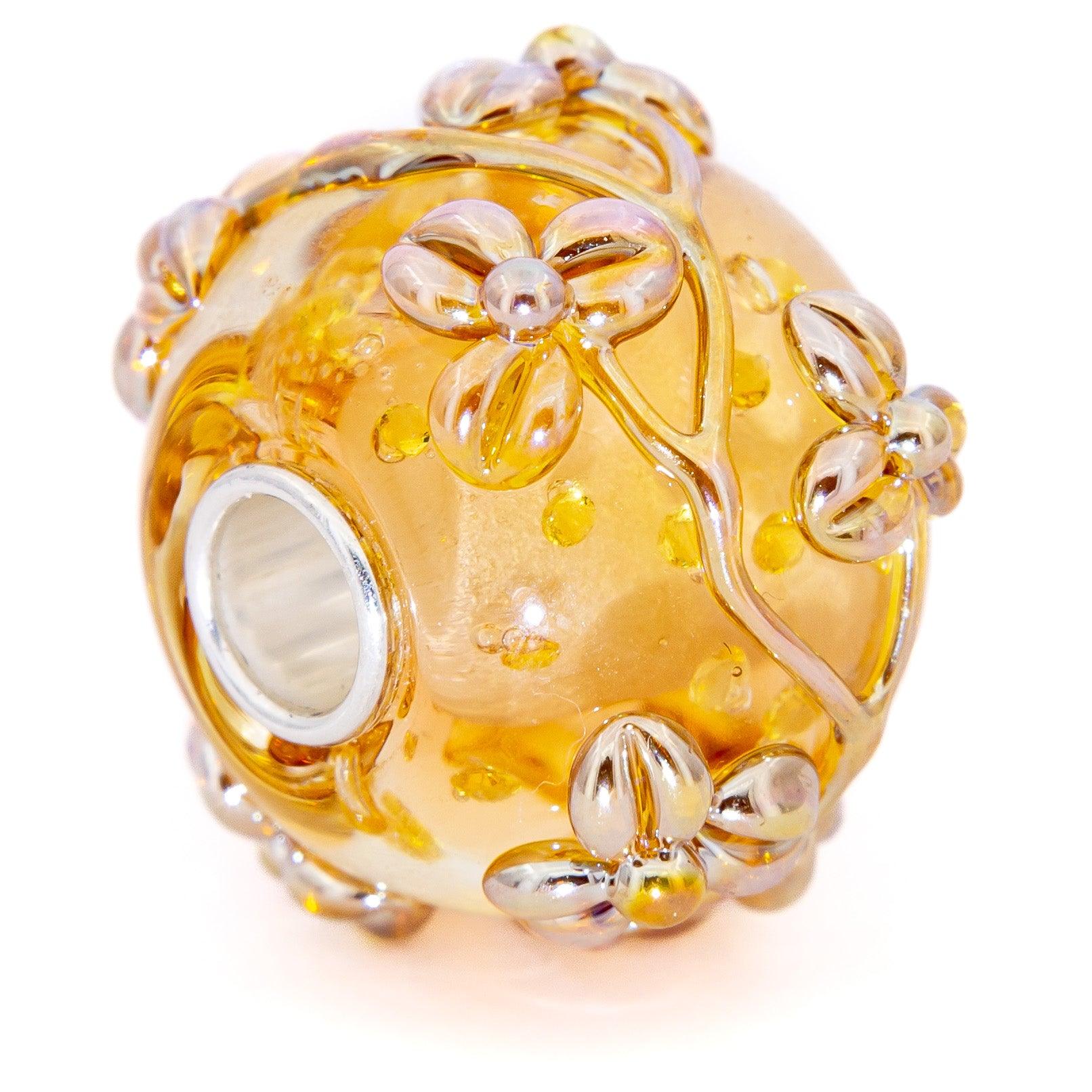 Amber World Flowertwig - Elfbeads US