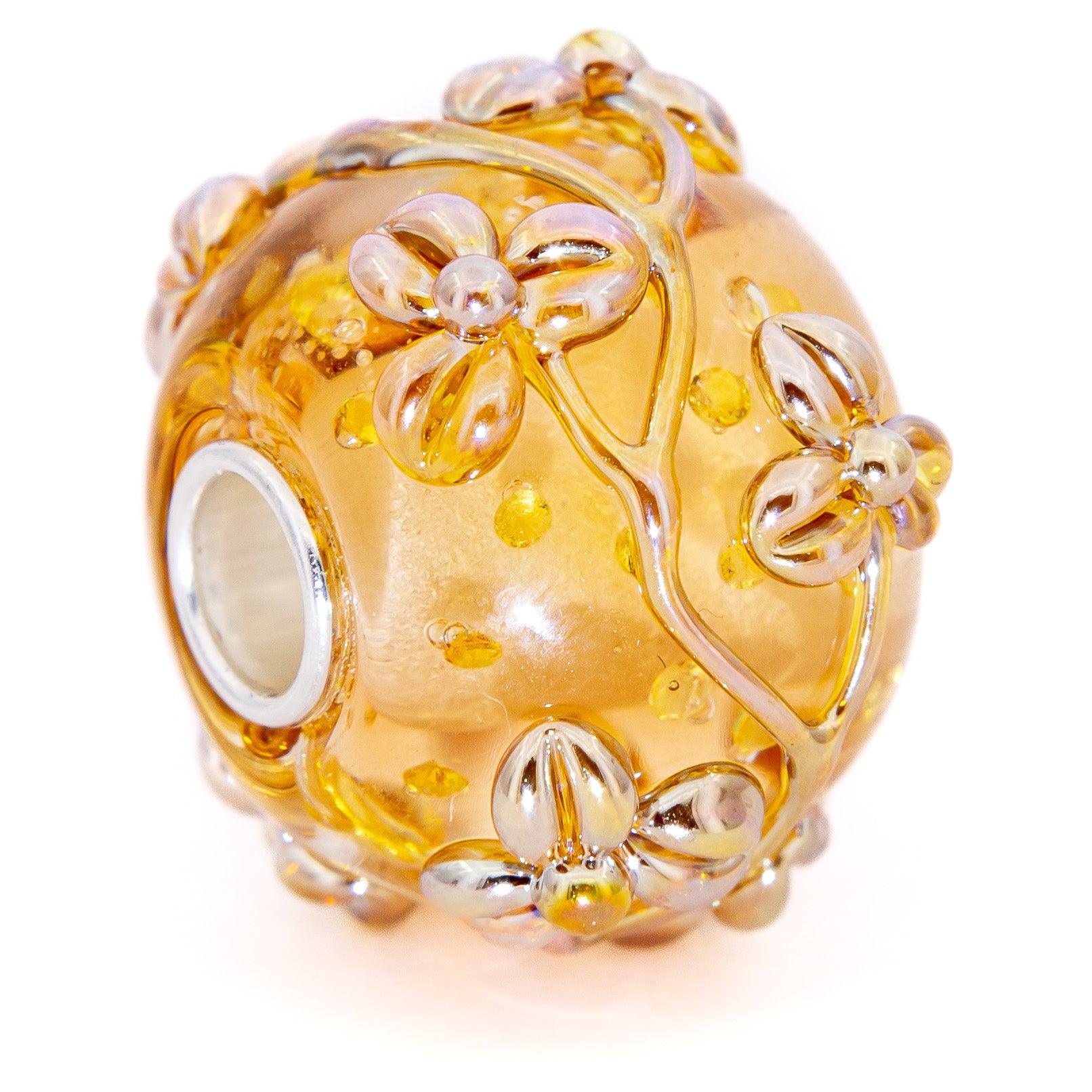 Amber World Flowertwig - Elfbeads US