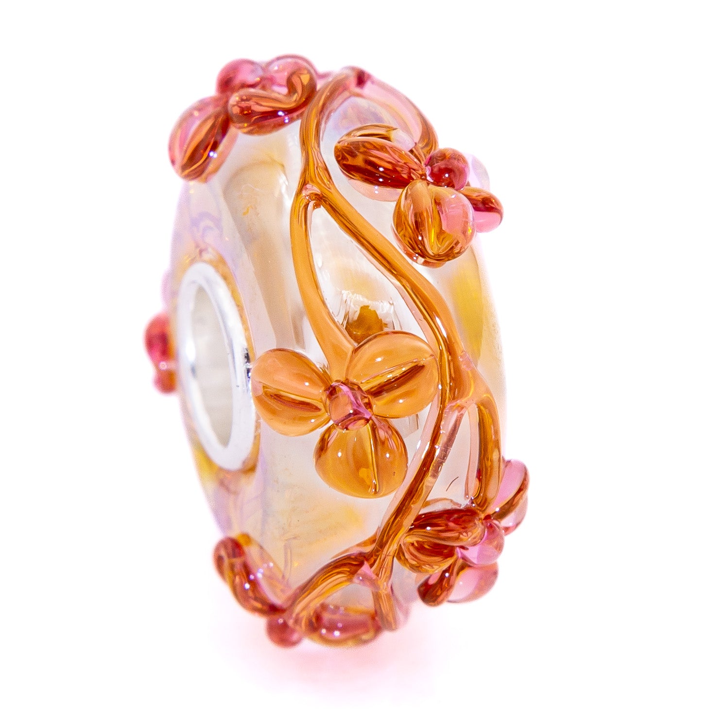 Gold Oil Light Mauve Flowertwig