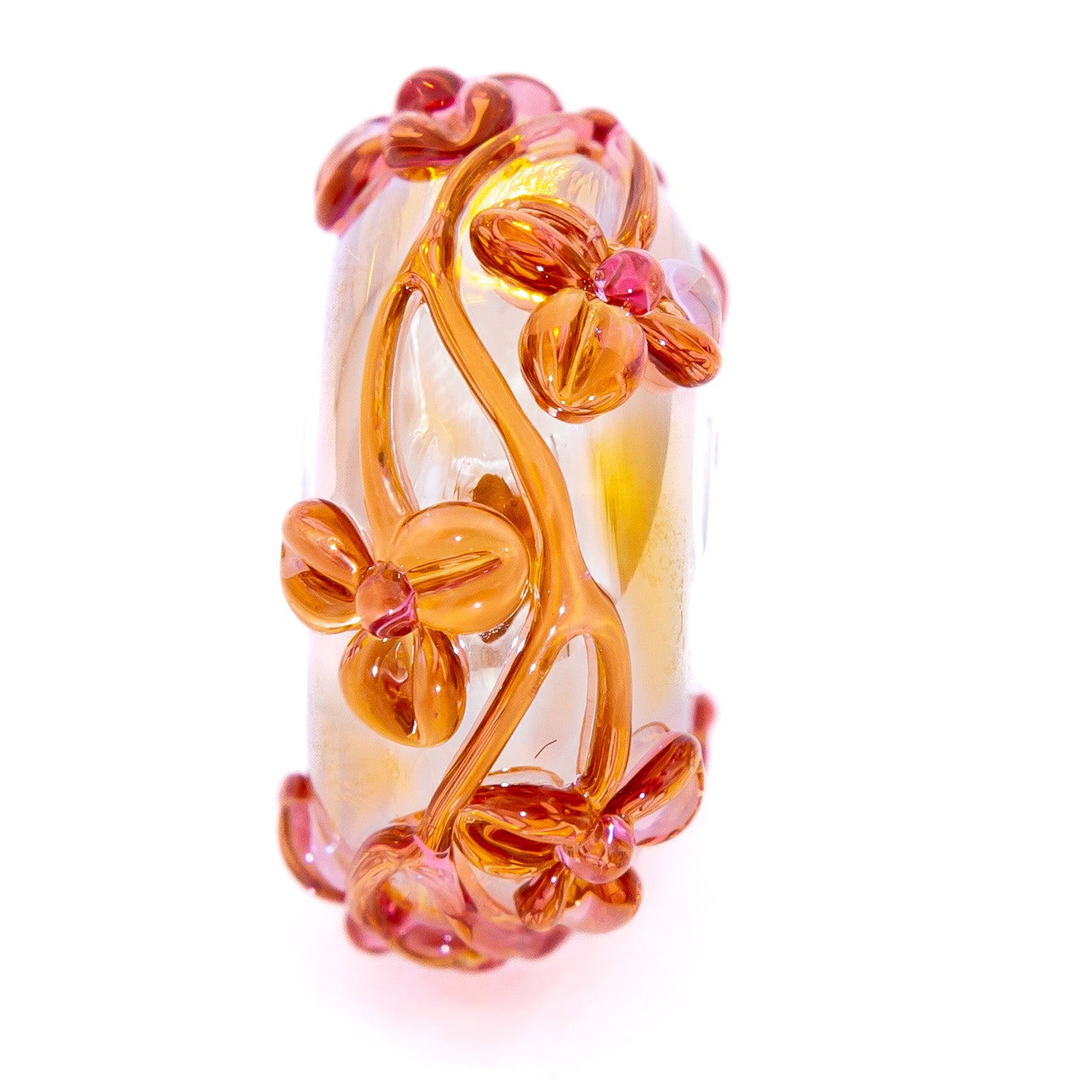Gold Oil Light Mauve Flowertwig
