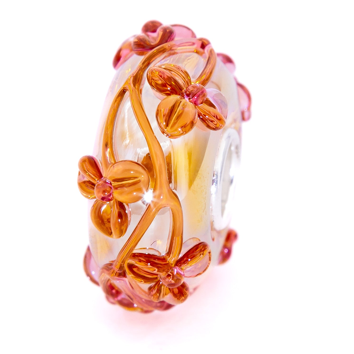 Gold Oil Light Mauve Flowertwig