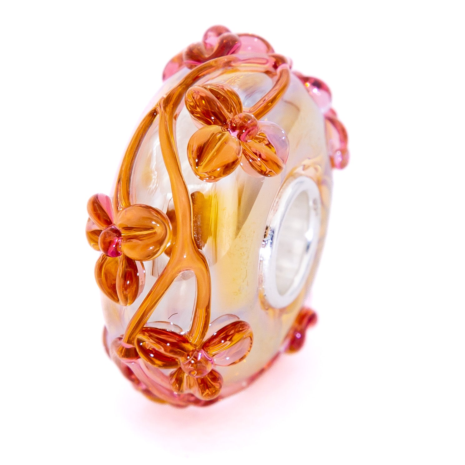 Gold Oil Light Mauve Flowertwig