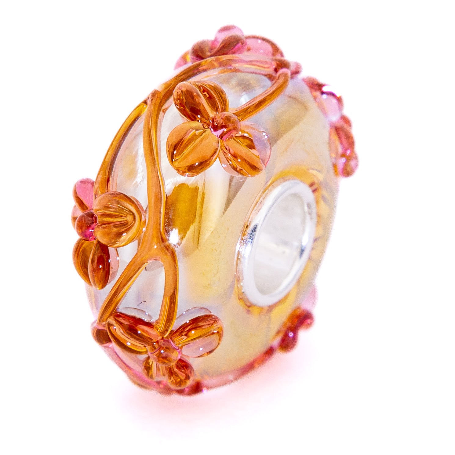 Gold Oil Light Mauve Flowertwig