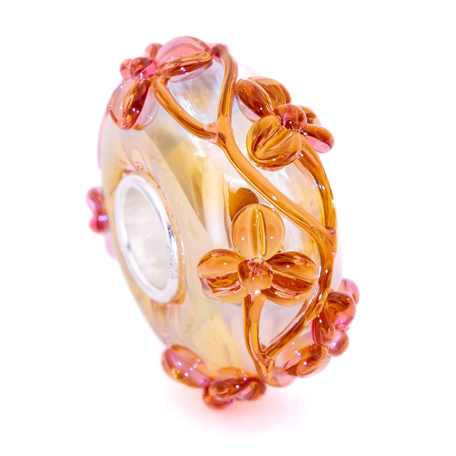 Gold Oil Light Mauve Flowertwig