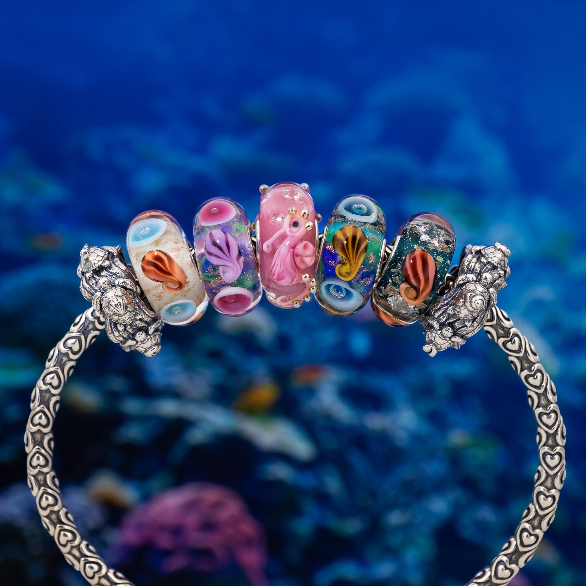 Royal Pink Seahorse Design Set