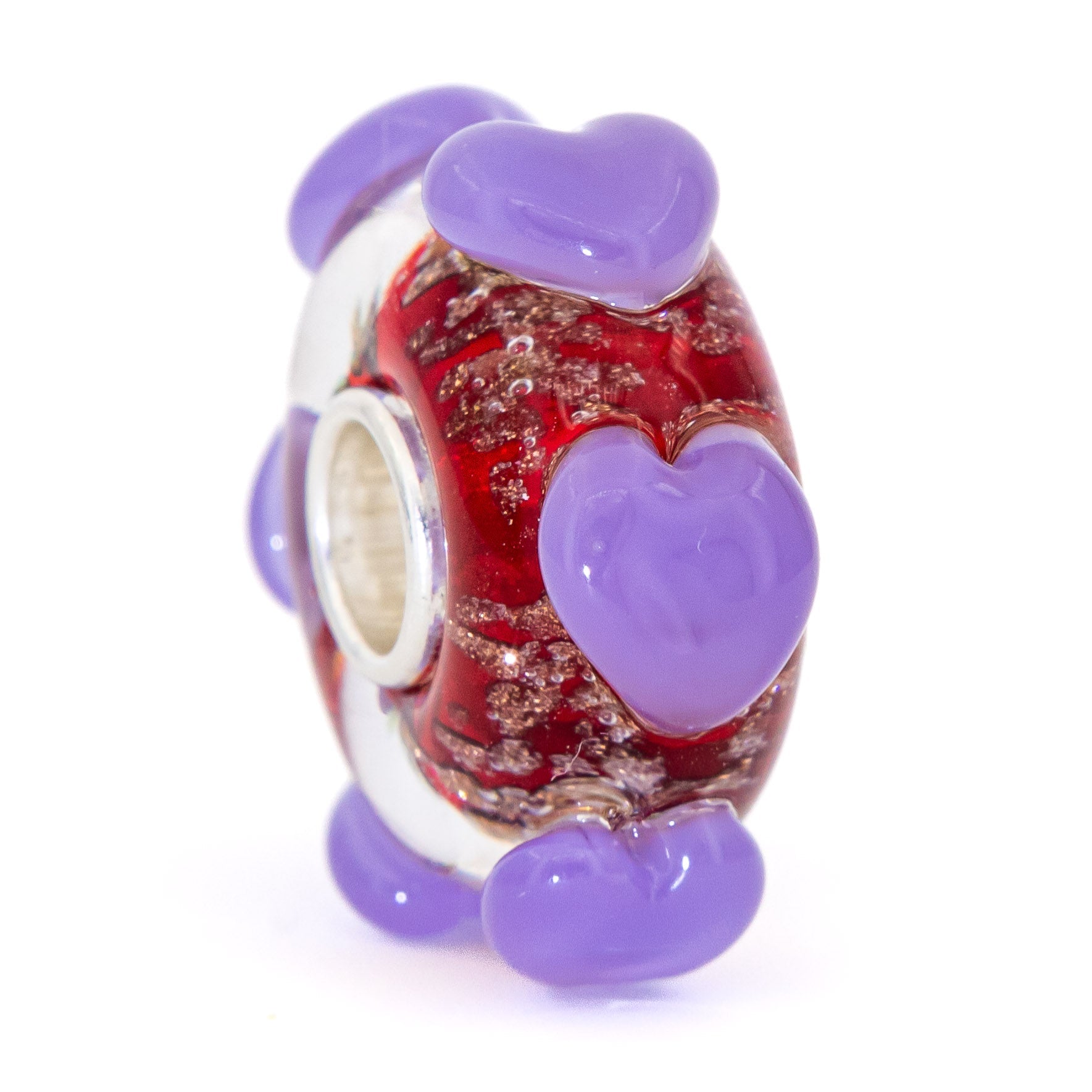 FREE Lilac Red Gold Hearts